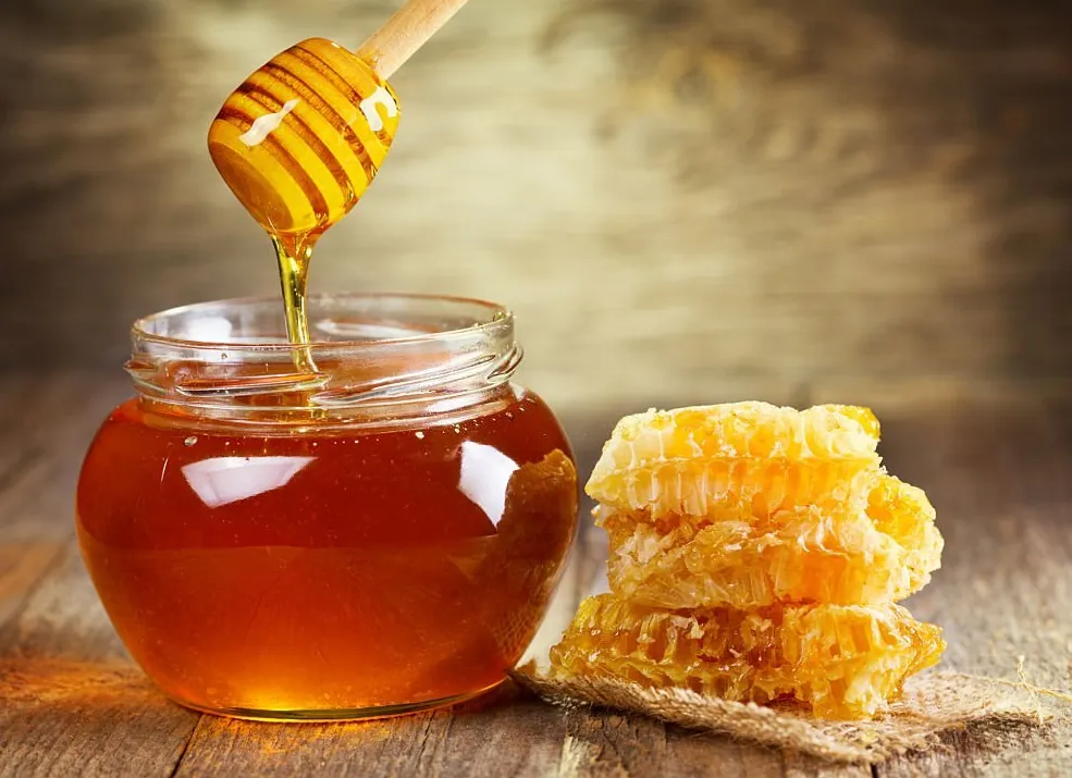 Traditional ghee and honey jars